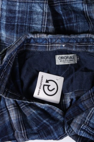 Herrenhemd Originals By Jack & Jones, Größe L, Farbe Blau, Preis € 10,99