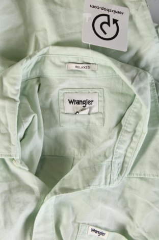 Cămașă de bărbați Wrangler, Mărime S, Culoare Verde, Preț 375,64 Lei