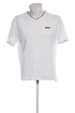 Herren T-Shirt Slazenger, Größe L, Farbe Weiß, Preis 6,99 €