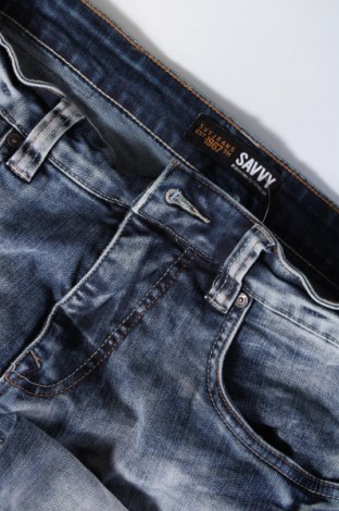 Pánske džínsy  Savvy Denim, Veľkosť M, Farba Modrá, Cena  12,95 €