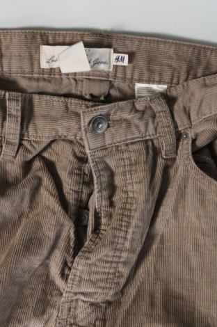 Pantaloni raiați de bărbați H&M L.O.G.G., Mărime M, Culoare Bej, Preț 64,99 Lei