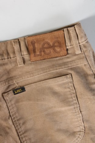 Pantaloni raiați de bărbați Lee, Mărime L, Culoare Bej, Preț 112,99 Lei