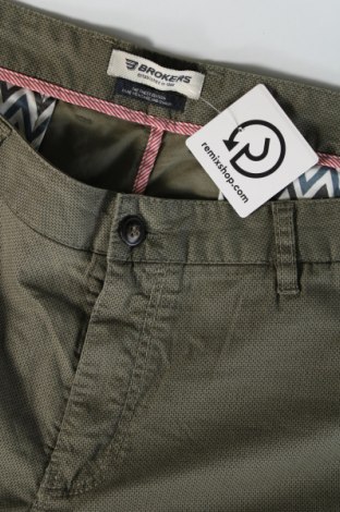 Pantaloni de bărbați Brokers, Mărime XL, Culoare Verde, Preț 62,99 Lei