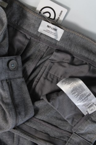 Pantaloni de bărbați Only & Sons, Mărime M, Culoare Gri, Preț 64,99 Lei