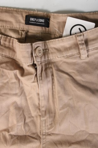 Herrenhose Only & Sons, Größe XL, Farbe Beige, Preis € 13,99