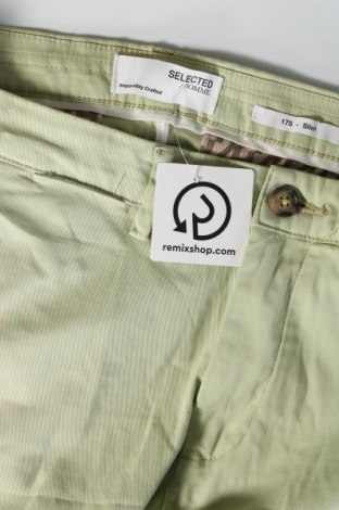 Pantaloni de bărbați Selected Homme, Mărime L, Culoare Verde, Preț 71,99 Lei