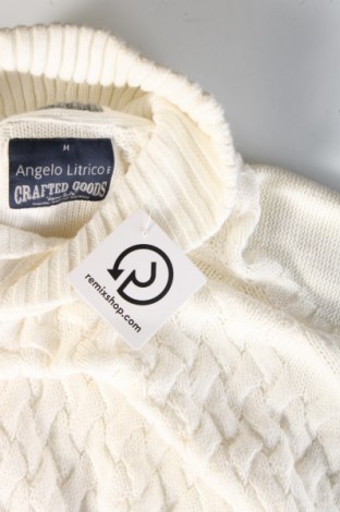 Herrenpullover Angelo Litrico, Größe M, Farbe Ecru, Preis 12,99 €