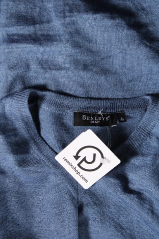 Herrenpullover Bexleys, Größe S, Farbe Blau, Preis 19,99 €