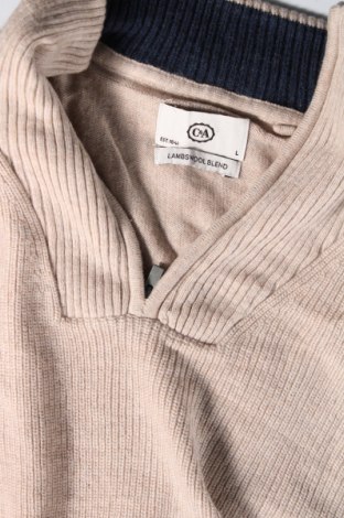 Herrenpullover C&A, Größe L, Farbe Beige, Preis 24,99 €