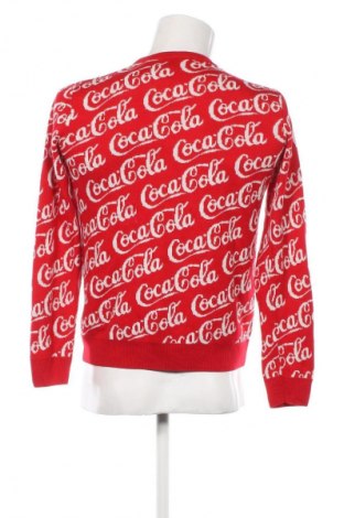 Męski sweter Coca Cola, Rozmiar M, Kolor Czerwony, Cena 69,99 zł