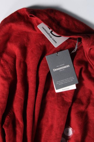 Herrenpullover Dressmann, Größe S, Farbe Rot, Preis € 17,49