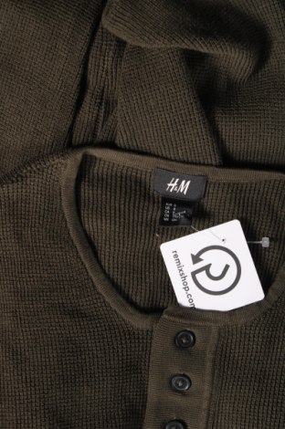 Męski sweter H&M, Rozmiar S, Kolor Zielony, Cena 56,99 zł