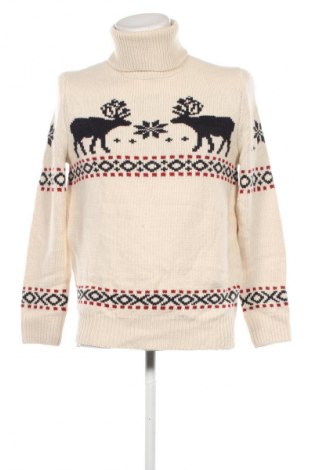 Męski sweter H&M L.O.G.G., Rozmiar M, Kolor ecru, Cena 56,99 zł