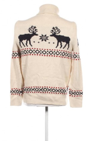 Męski sweter H&M L.O.G.G., Rozmiar M, Kolor ecru, Cena 56,99 zł