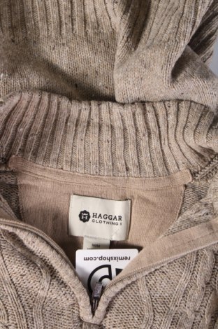 Męski sweter Haggar, Rozmiar M, Kolor Beżowy, Cena 111,99 zł