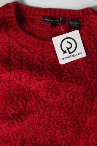 Herrenpullover Jeanne Pierre, Größe L, Farbe Rot, Preis € 12,99