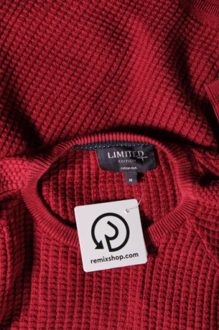 Herrenpullover Limited, Größe M, Farbe Rot, Preis € 14,99