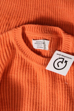 Herrenpullover Originals By Jack & Jones, Größe L, Farbe Orange, Preis 14,99 €