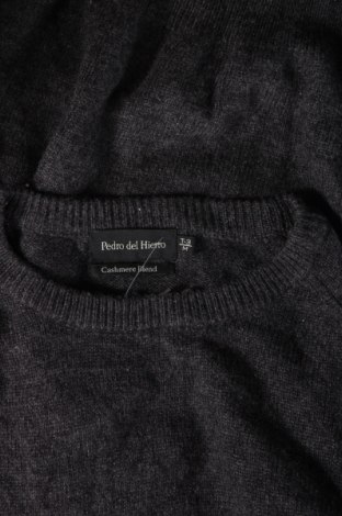 Herrenpullover Pedro Del Hierro, Größe M, Farbe Grau, Preis 26,49 €