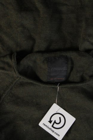 Męski sweter Produkt by Jack & Jones, Rozmiar L, Kolor Zielony, Cena 111,99 zł