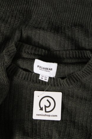 Męski sweter Pull&Bear, Rozmiar M, Kolor Zielony, Cena 111,99 zł