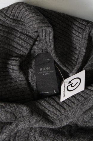 Męski sweter Raw by Raw, Rozmiar L, Kolor Szary, Cena 263,99 zł