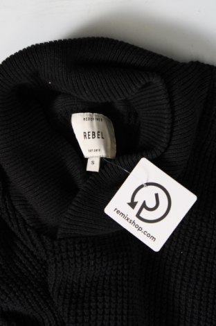 Herrenpullover Rebel, Größe S, Farbe Schwarz, Preis € 12,99