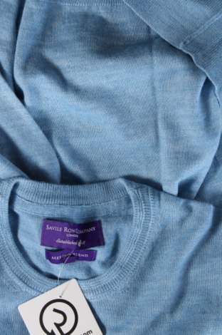 Herrenpullover Savile Row, Größe S, Farbe Blau, Preis 14,99 €