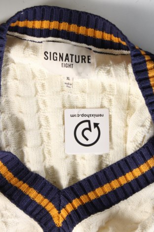 Męski sweter Signature, Rozmiar XL, Kolor Biały, Cena 56,99 zł