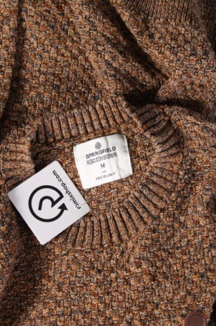 Herrenpullover Springfield, Größe M, Farbe Braun, Preis € 10,99