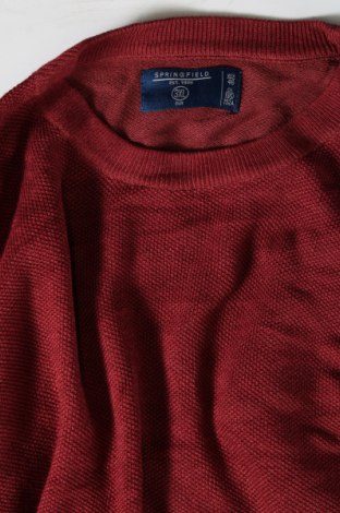 Herrenpullover Springfield, Größe 3XL, Farbe Rot, Preis 14,99 €