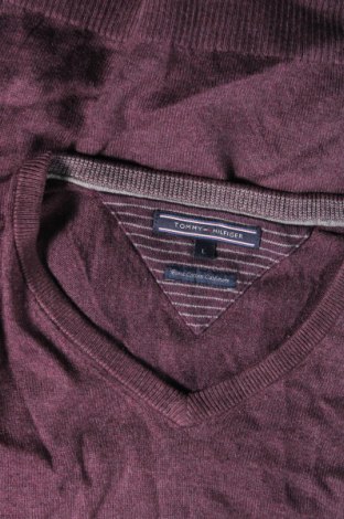 Herrenpullover Tommy Hilfiger, Größe L, Farbe Lila, Preis 37,49 €