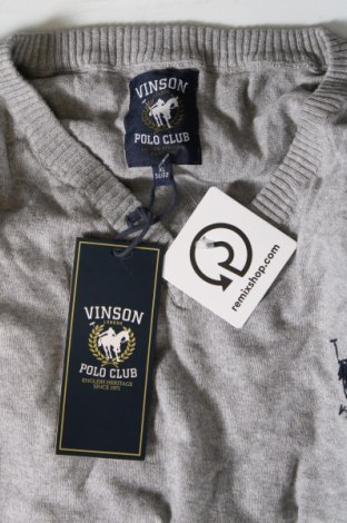 Herrenpullover Vinson Polo Club, Größe XL, Farbe Grau, Preis 19,99 €