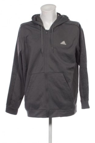 Herren Sweatshirt Adidas, Größe XXL, Farbe Grau, Preis € 36,99