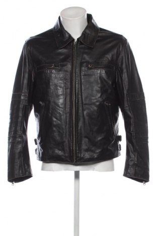 Herren Lederjacke, Größe L, Farbe Schwarz, Preis € 34,49