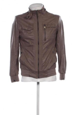 Herren Lederjacke, Größe S, Farbe Grau, Preis 13,99 €