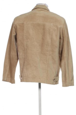 Herren Lederjacke, Größe M, Farbe Beige, Preis € 38,99