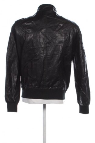 Herren Lederjacke Jack & Jones, Größe L, Farbe Schwarz, Preis 95,99 €