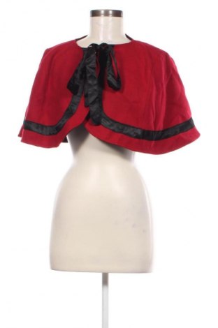 Poncho, Größe M, Farbe Rot, Preis € 12,49