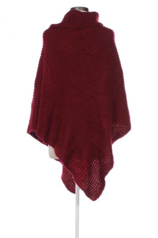 Poncho Laura T., Größe M, Farbe Rot, Preis € 20,49