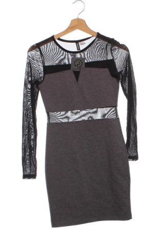 Kleid H&M Divided, Größe XXS, Farbe Grau, Preis € 9,49