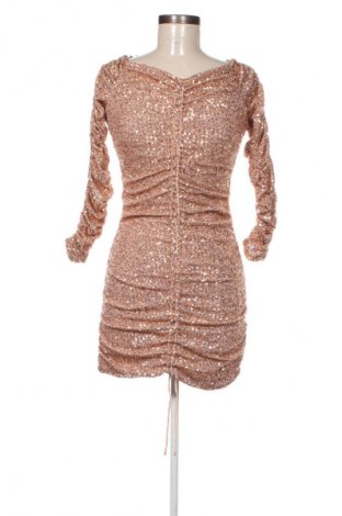 Kleid Zara, Größe S, Farbe Golden, Preis € 12,49