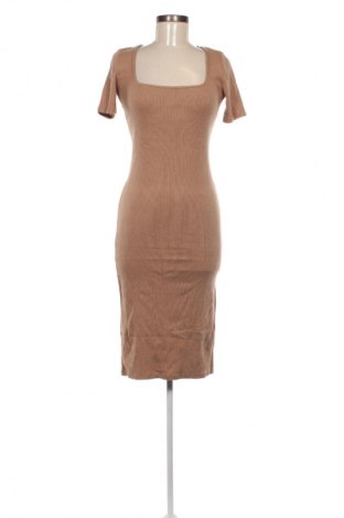 Kleid Zara, Größe L, Farbe Beige, Preis 23,99 €