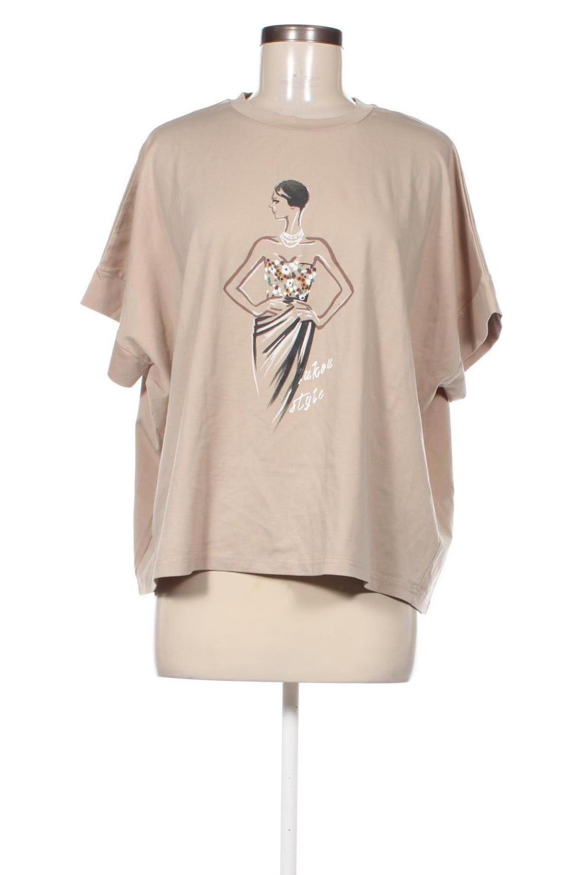 Damen Shirt, Größe L, Farbe Beige, Preis € 15,84