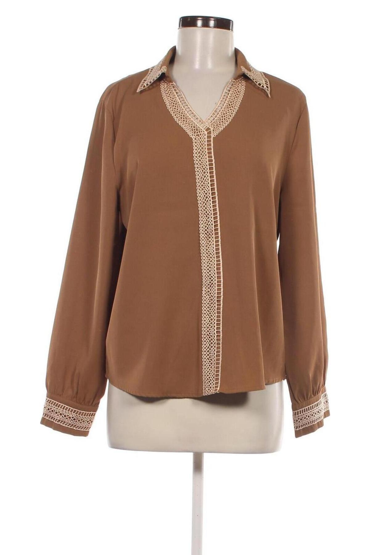 Damen Shirt, Größe M, Farbe Braun, Preis 8,99 €