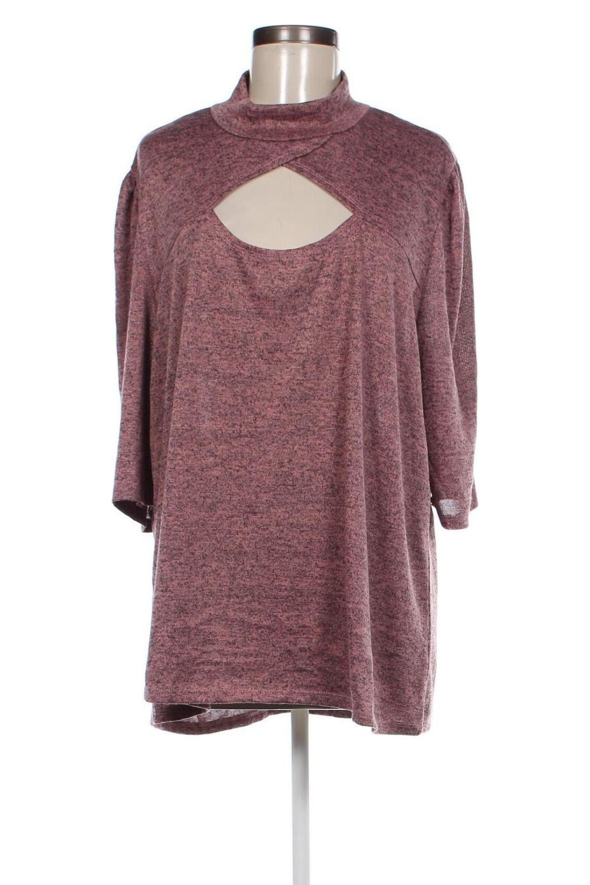 Damen Shirt, Größe 3XL, Farbe Aschrosa, Preis 9,99 €