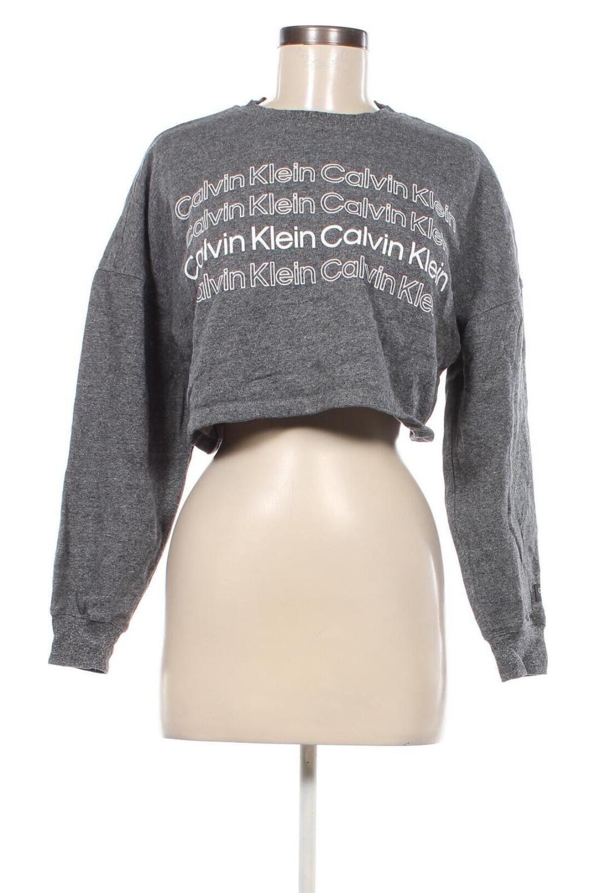 Damen Shirt Calvin Klein, Größe S, Farbe Grau, Preis 31,49 €