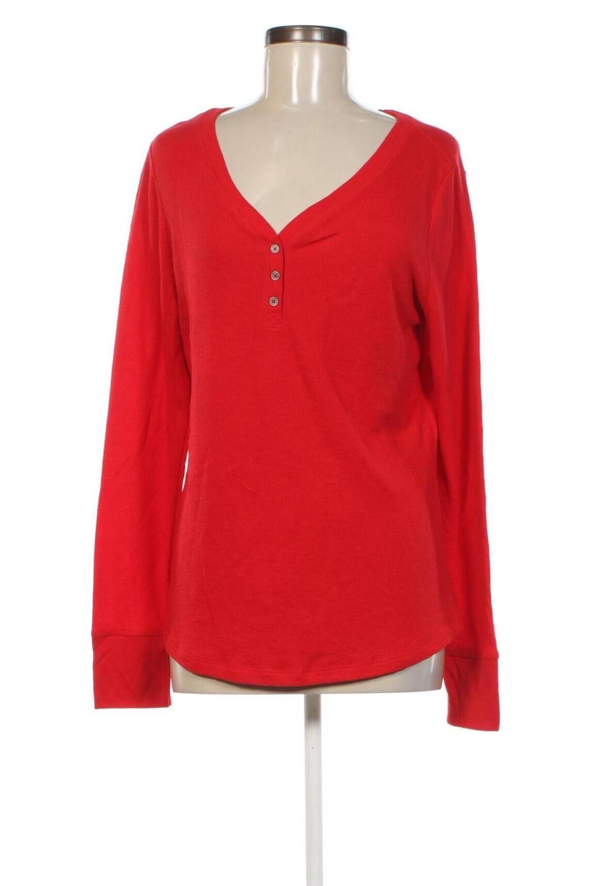 Damen Shirt Faded Glory, Größe XL, Farbe Rot, Preis 4,99 €