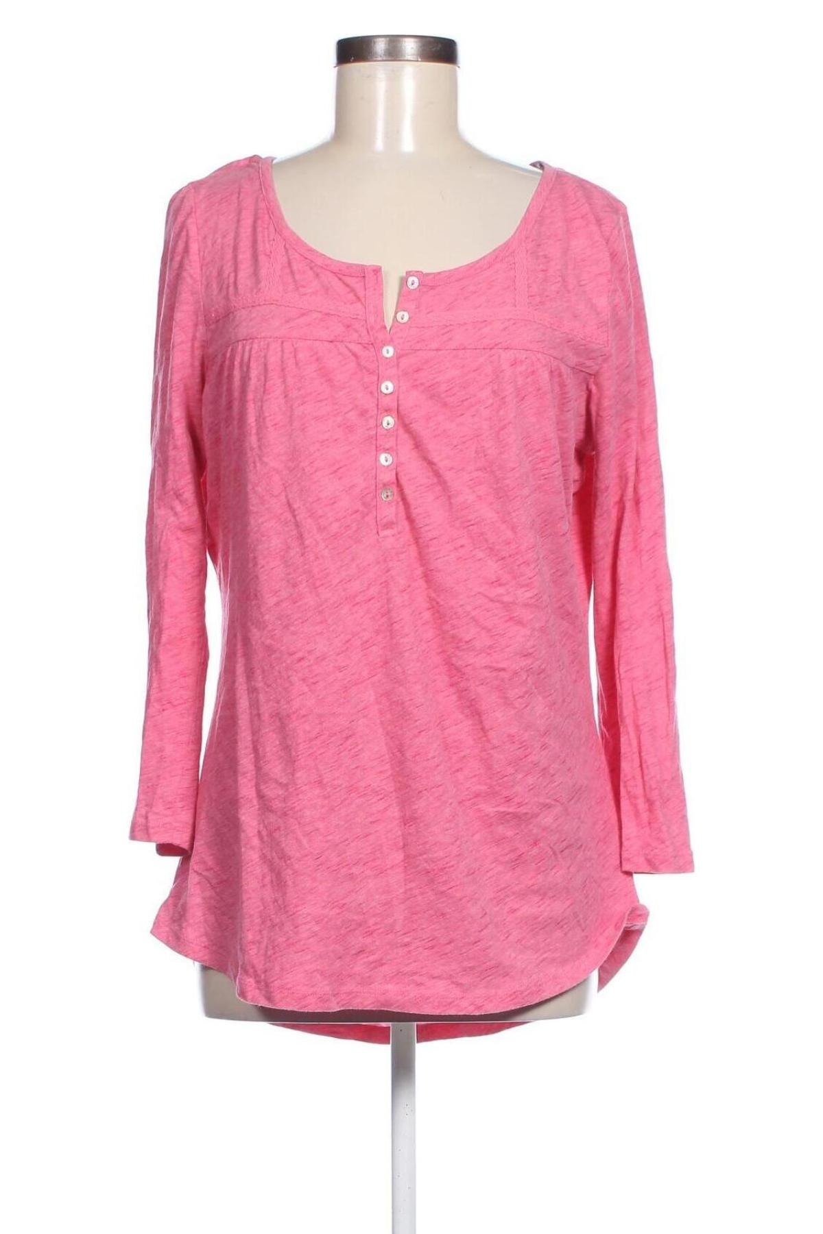 Damen Shirt H&M L.O.G.G., Größe L, Farbe Rosa, Preis 5,99 €