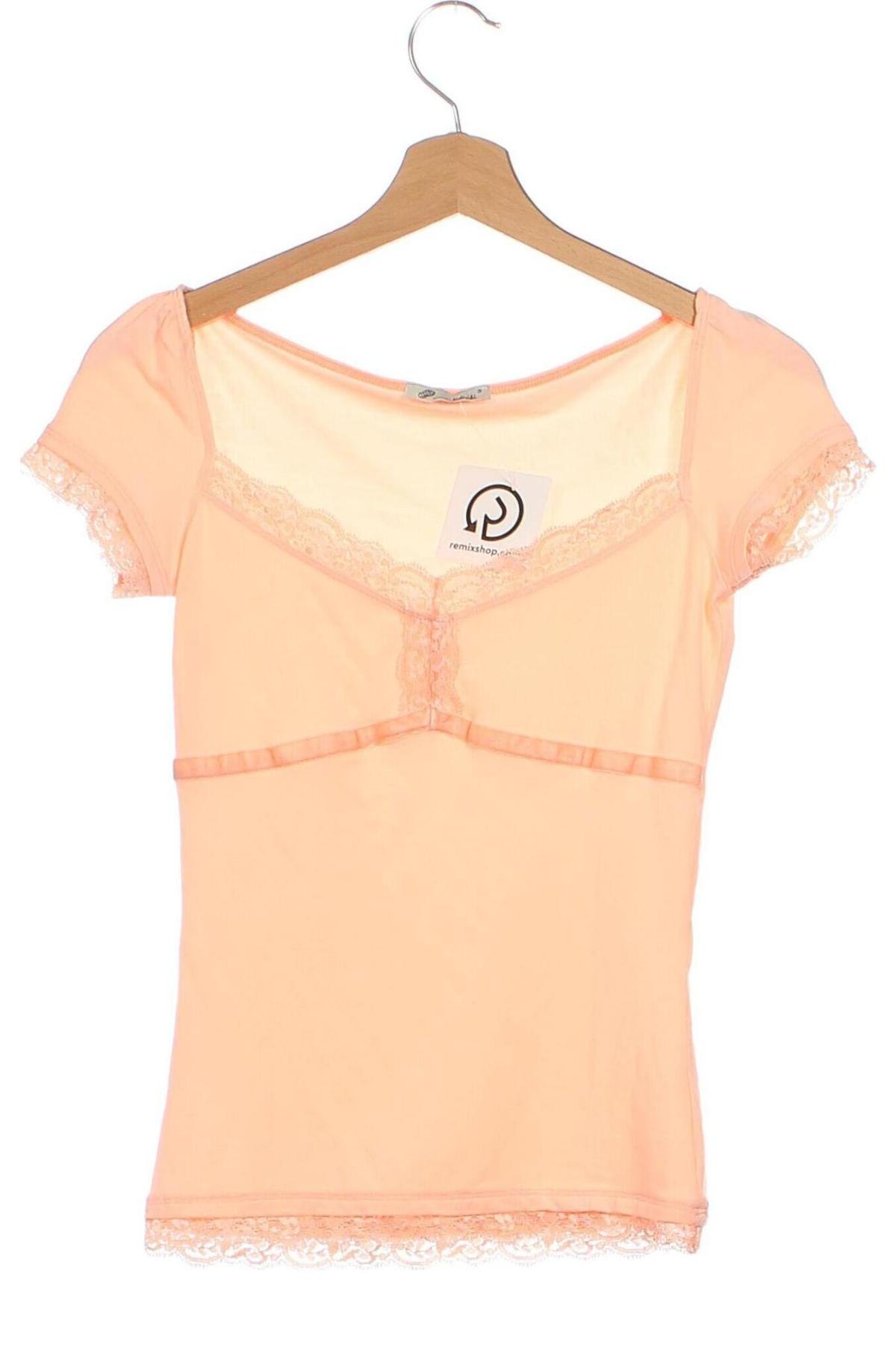 Damen Shirt Kikiriki, Größe XS, Farbe Orange, Preis 6,99 €